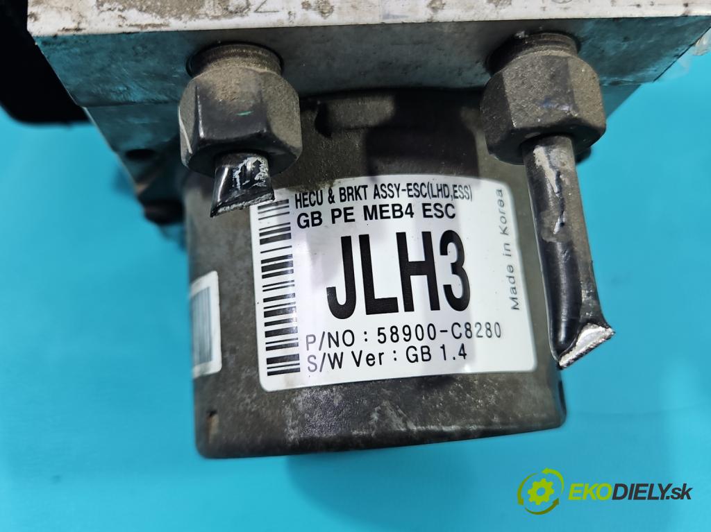 Hyundai i20 II 2014 -2020 1.2 16V (G4LA) 84KM manual 61,8 kW 1248 cm3 5- čerpadlo abs 58900-C8280 (Pumpy ABS)