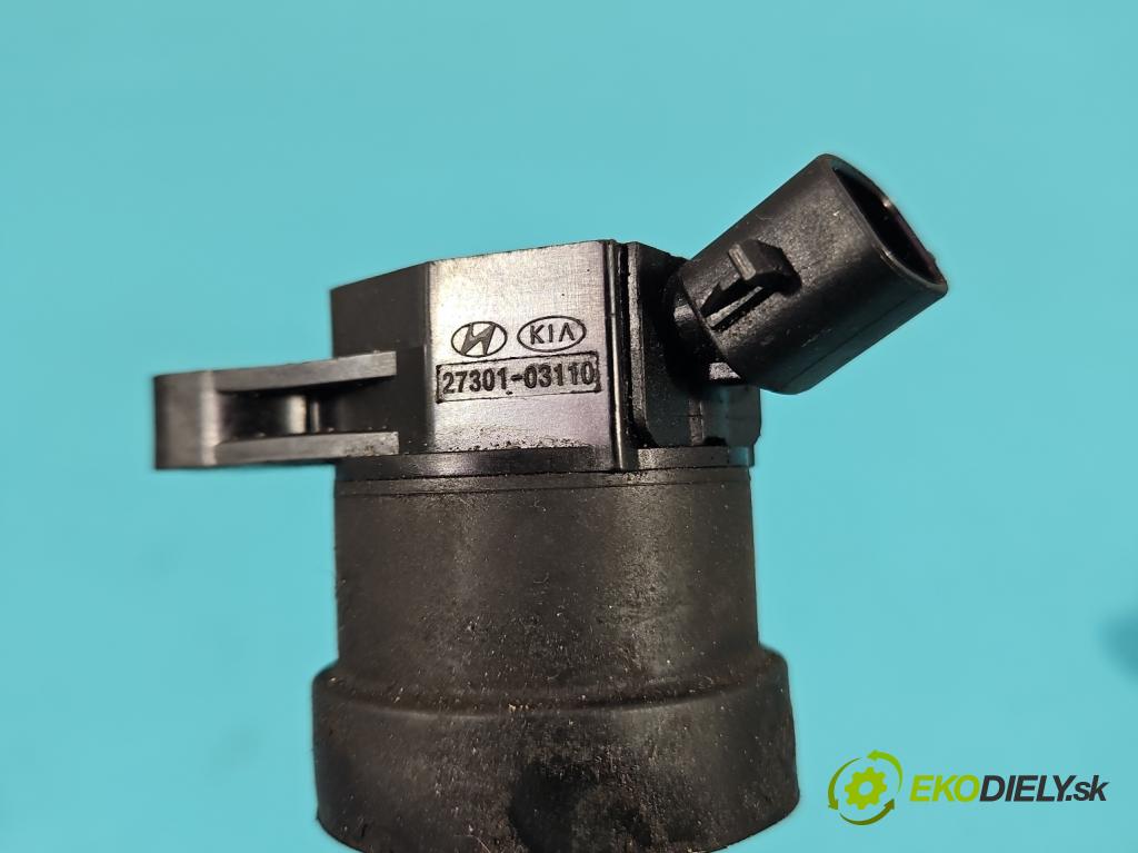 Hyundai i20 II 2014 -2020 1.2 16V (G4LA) 84KM manual 61,8 kW 1248 cm3 5- cievka zapaľovacia 27301-03110 (Zapaľovacie cievky, moduly)