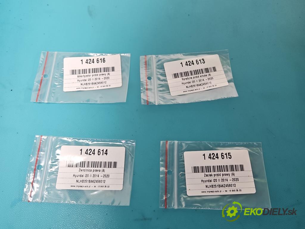Hyundai i20 II 2014 -2020 1.2 16V (G4LA) 84KM manual 61,8 kW 1248 cm3 5- náboj pravé  (Náboje)