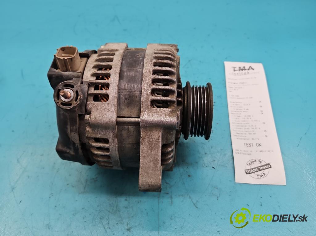 Toyota Avensis II T25 2003-2008 2.0 D4D 116 HP manual 85 kW 1995 cm3 4- Alternator A6007 (Alternátory)