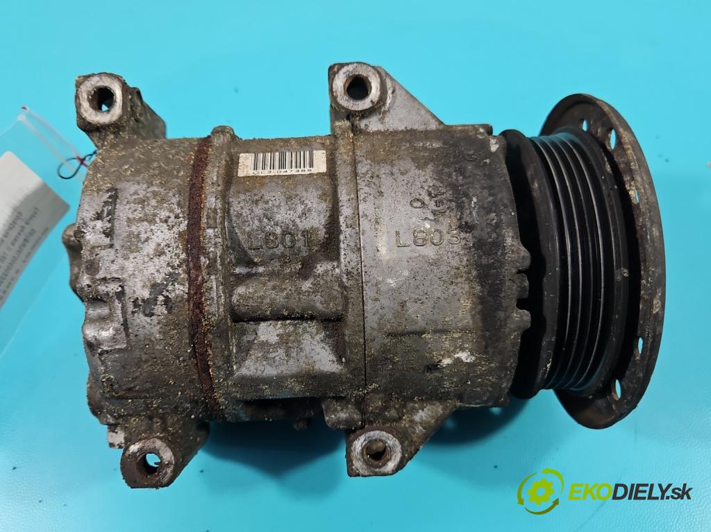 Toyota Avensis II T25 2003-2008 2.0 D4D 116 HP manual 85 kW 1995 cm3 4- Kompresor: klimatizácie 447220-9243 (Kompresory klimatizácie)