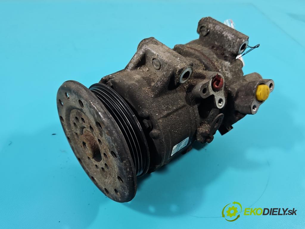 Toyota Avensis II T25 2003-2008 2.0 D4D 116 HP manual 85 kW 1995 cm3 4- Kompresor: klimatizácie 447220-9243 (Kompresory klimatizácie)