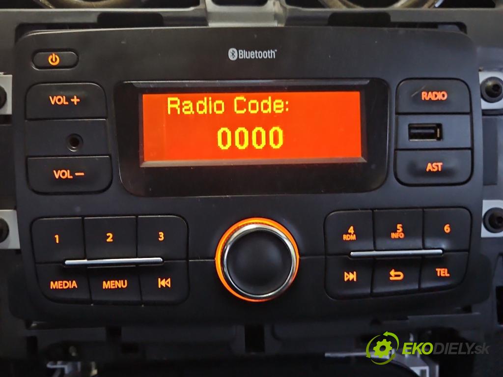 Dacia Logan II 2012-2020 1.0 SCe: 73 HP manual 54 kW 999 cm3 4- Radio originál 281156162R
