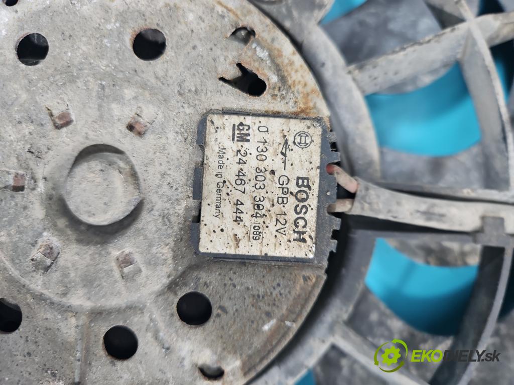 Opel Zafira B 2005-2014 2.2 16V 150 HP manual 110 kW 2198 cm3 5- Ventilátor chladiča 0130303957