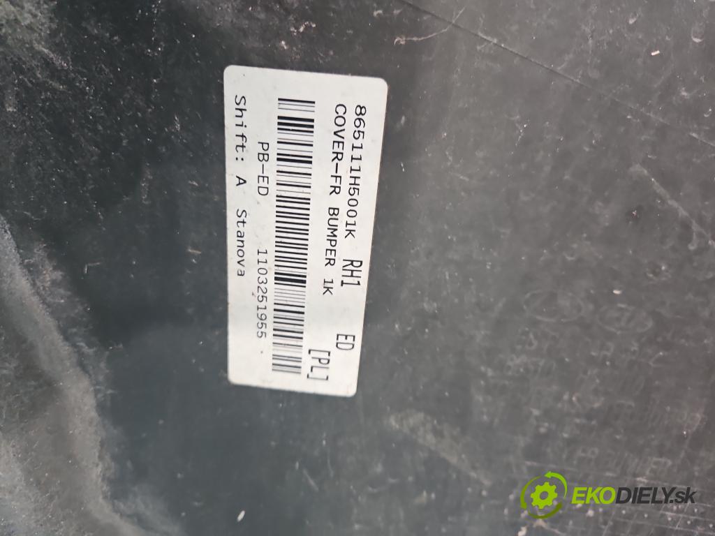Kia Ceed I 2006-2012 1.4 16v 90 hp manual 66 kW 1396 cm3 5- nárazník přední  (Ostatné)