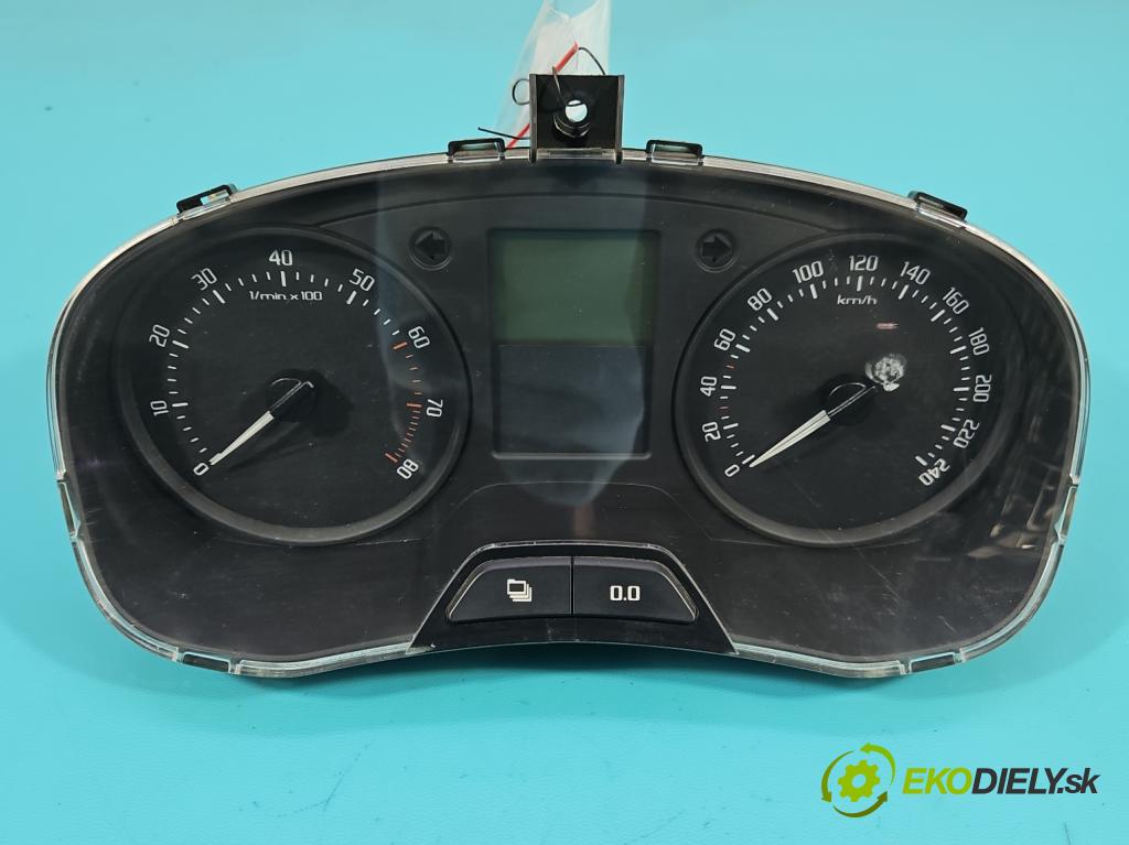 Skoda Fabia II 2007-2014 1.4 16V 86 HP manual 63 kW 1390 cm3 5- prístrojovka/ budíky 5J0920800E (Prístrojové dosky, displeje)