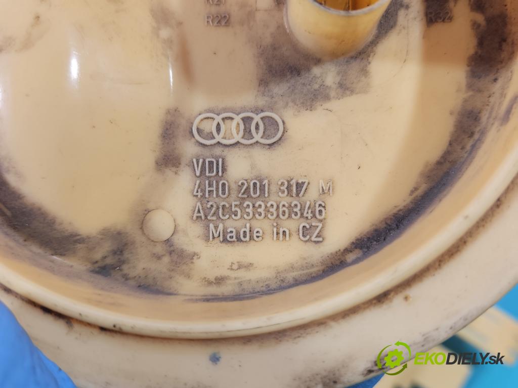 Audi A8 D4 2009-2017 3.0 TFSI automatic 213 kW 2995 cm3 4- snímač úroveň: palivo 4H0201317M (Snímač)