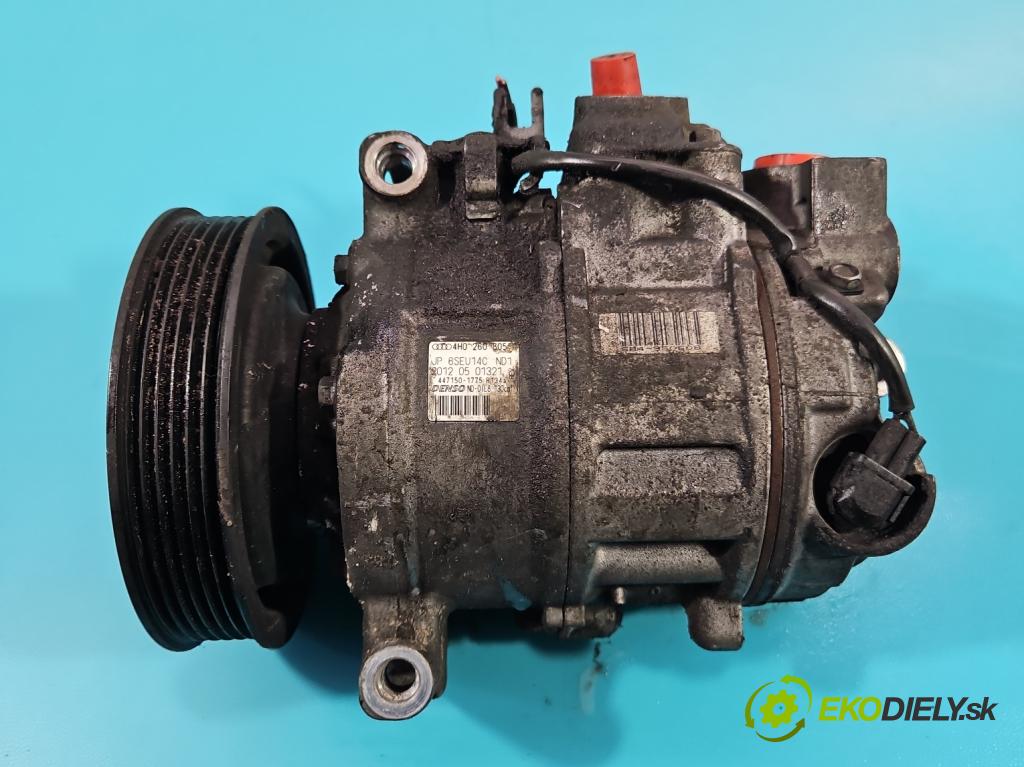 Audi A8 D4 2009-2017 3.0 TFSI automatic 213 kW 2995 cm3 4- Kompresor: klimatizácie 4H0260805 (Kompresory klimatizácie)