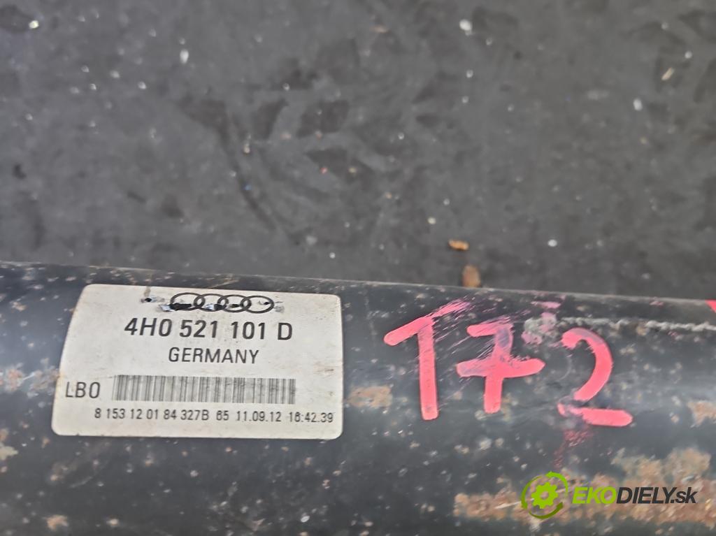 Audi A8 D4 2009-2017 3.0 TFSI automatic 213 kW 2995 cm3 4- Hřídel: zadné 4H0521101D (Kardaňový hriadeľ)