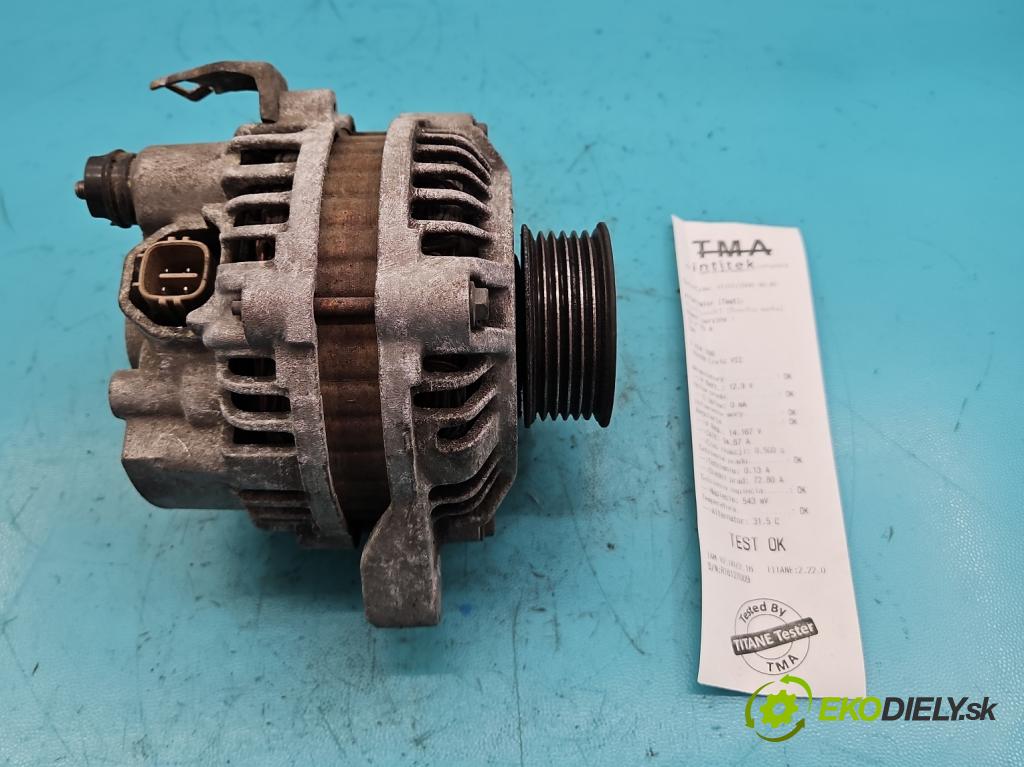 Honda Civic VII 2000-2006 1.6 16V 110 HP manual 81 kW 1590 cm3 4- Alternator A5TA7091ZE (Alternátory)
