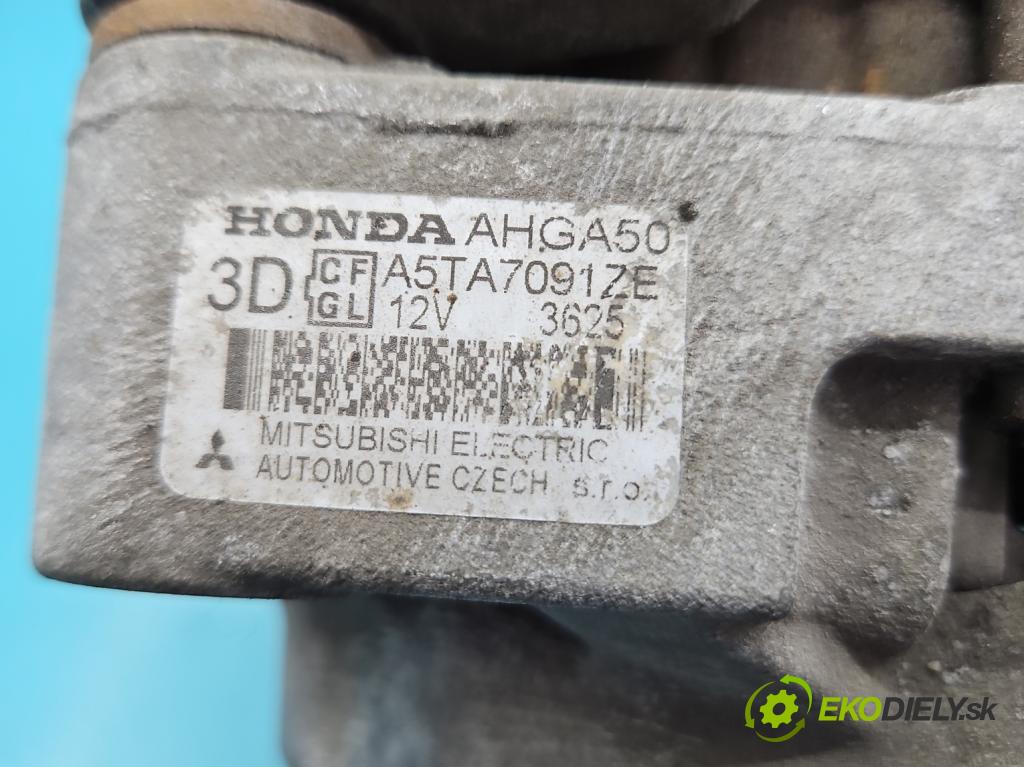 Honda Civic VII 2000-2006 1.6 16V 110 HP manual 81 kW 1590 cm3 4- Alternator A5TA7091ZE (Alternátory)