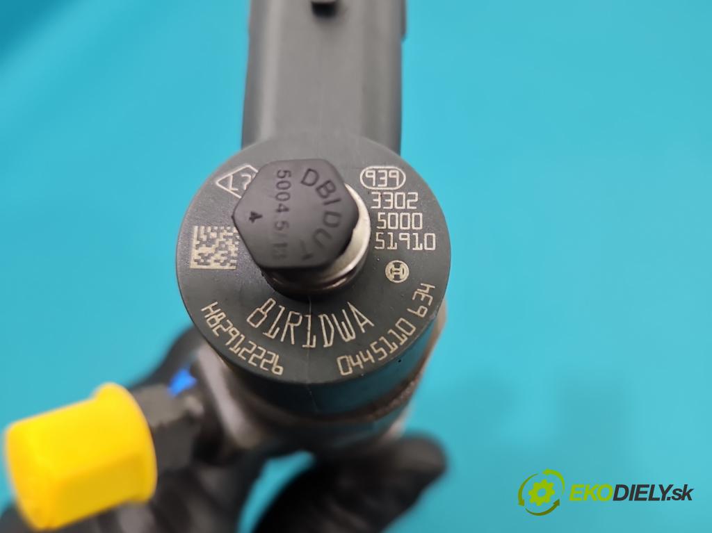 Renault Master III 2010-2024 2.3 dci 110 hp manual 81 kW 2299 cm3 5- vstřikovač 0445110634 (Vstřikovač paliva)