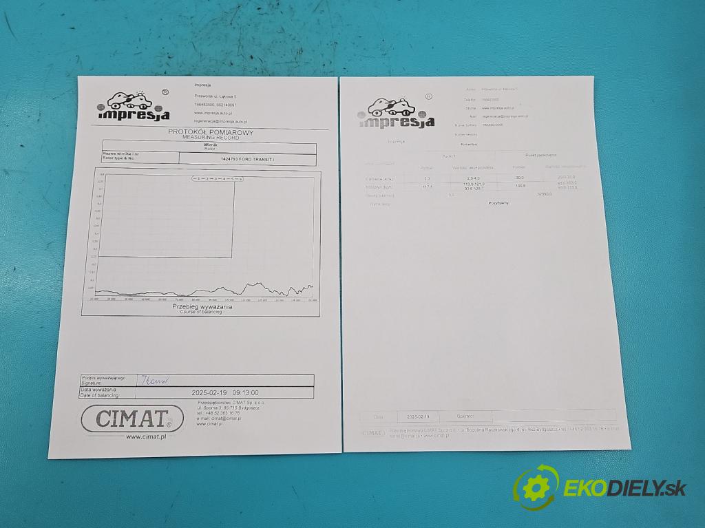 Ford Transit 2006-2013 2.2 tdci 140 HP manual 103 kW 2198 cm3 5- turbodúchadlo, turbo repasovaná 786880-6