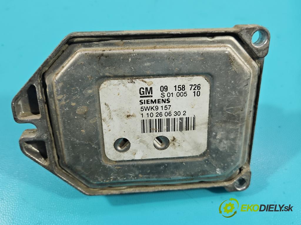 Opel Zafira A 1999-2005 1.8 16V 125 HP manual 92 kW 1796 cm3 5- riadiaca jednotka motora 09158726