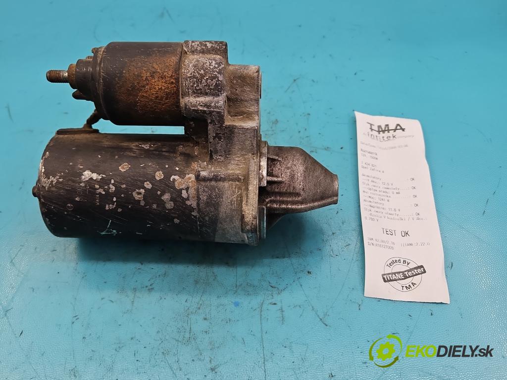 Opel Zafira A 1999-2005 1.8 16V 125 HP manual 92 kW 1796 cm3 5- štartér 0001107077 (Štartéry)