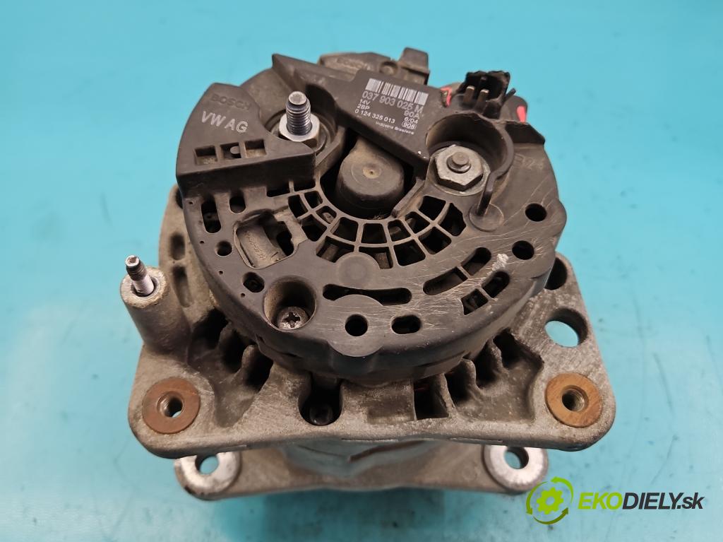 Seat Ibiza III 6L 2002-2008 1.4 16V 75 HP manual 55 kW 1390 cm3 3- Alternator 037903025M (Alternátory)