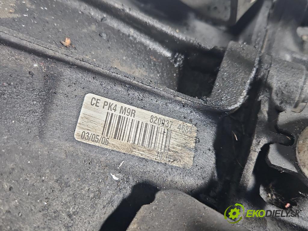 Renault Scenic II 2003-2009 2.0 dci 150 HP manual 110 kW 1995 cm3 5- prevodovka stupeň,rýchlosť manual PK4022