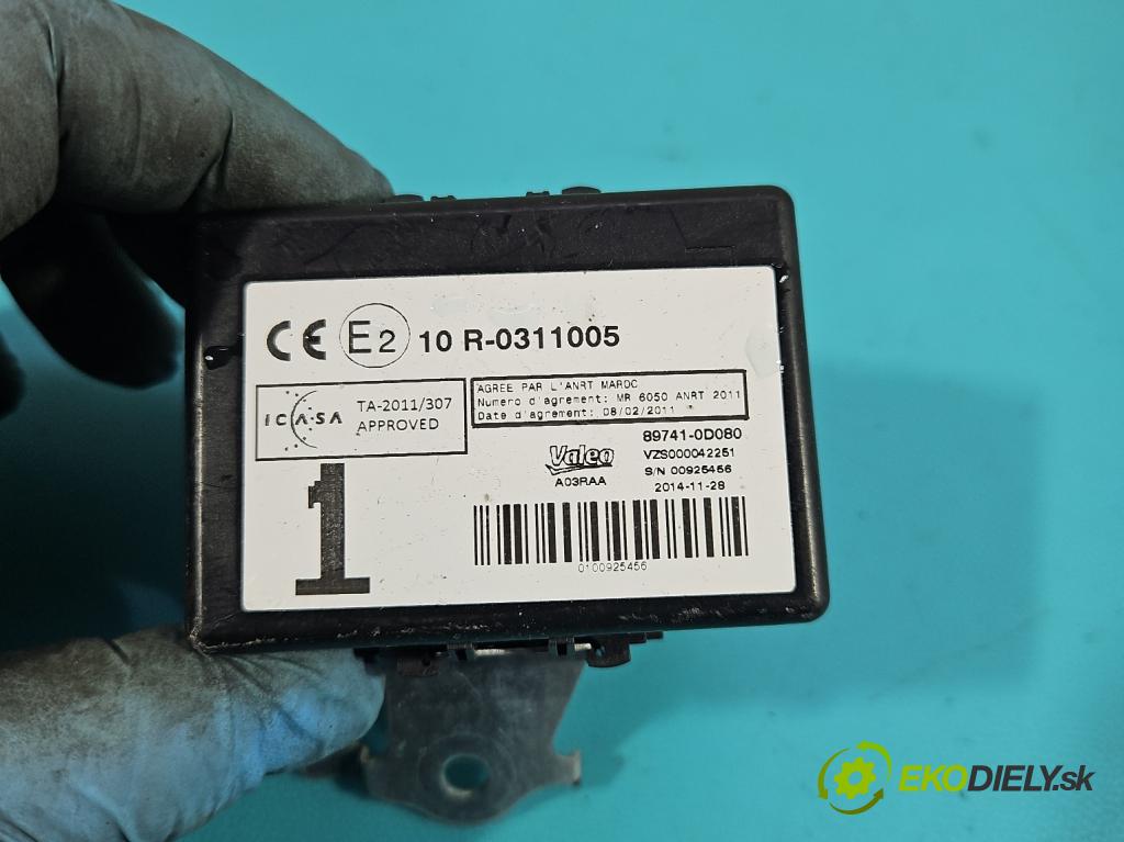 Toyota Yaris III 2011-2020 1.0 VVT-i: 69KM manual 51 kW 998 cm3 3- riadiaca jednotka motora 0261S09657