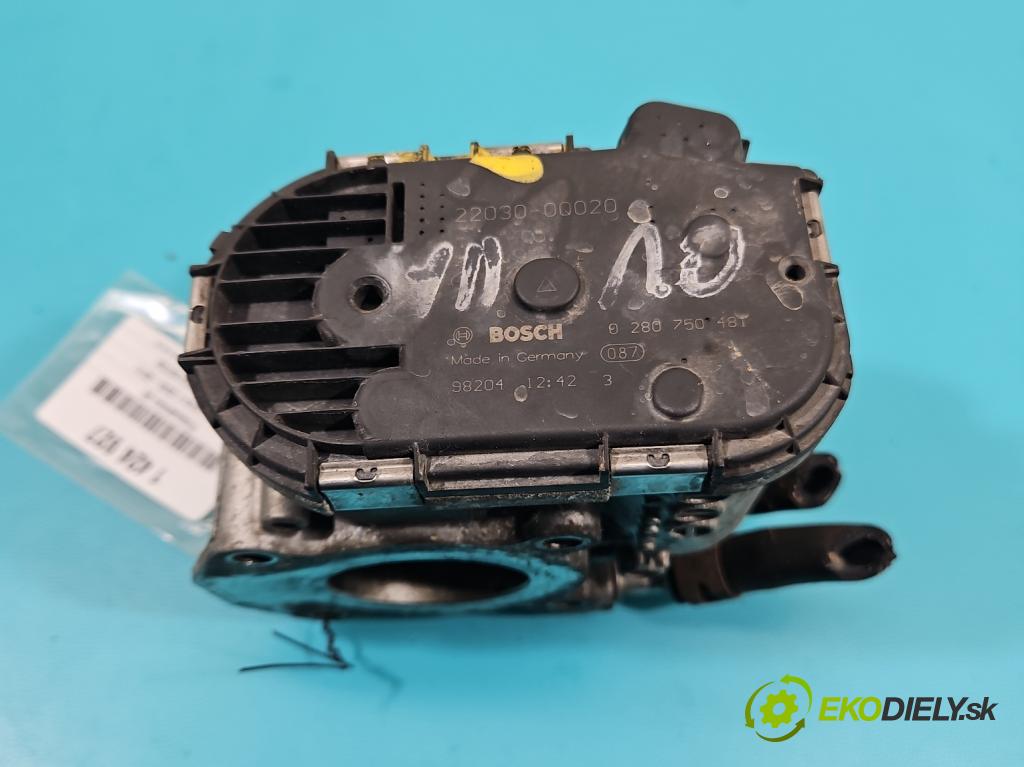 Toyota Yaris II 2005-2011 1.0 VVT-i: 69KM manual 51 kW 998 cm3 3- klapka 22030-0Q020 (Škrtiace klapky)