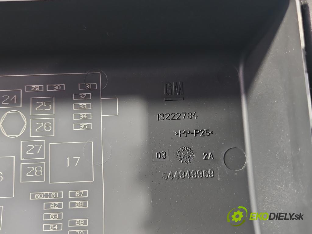 Opel Insignia A 2008-2017 2.0 T 220KM automatic 162 kW 1998 cm3 5- skříňka pojistková 13275877 (Pojistkové skříňky)