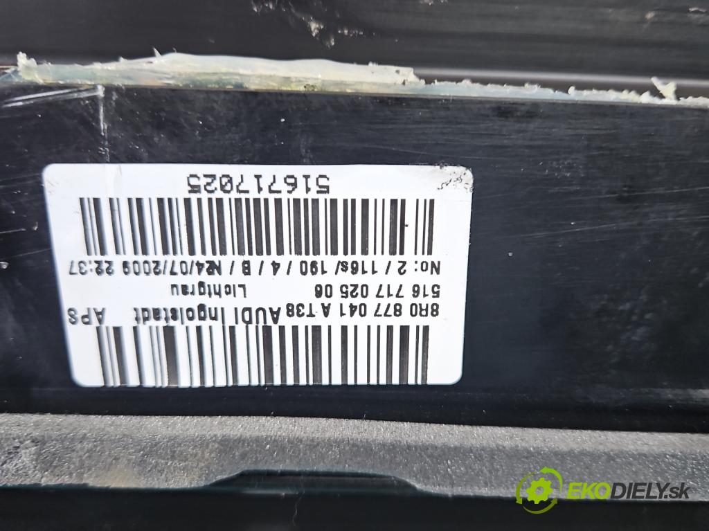 Audi Q5 2008-2016 2.0 TDi 170 HP automatic 125 kW 1968 cm3 5- Střešní okno: 8R0877041A (Sklo karosérie)