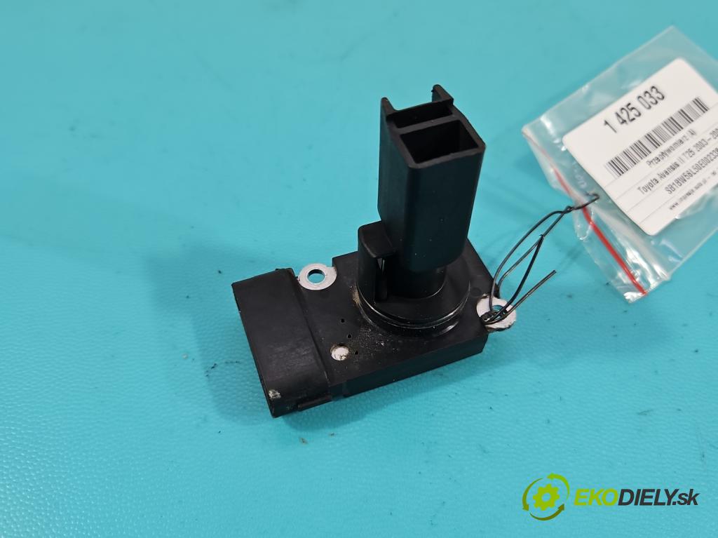 Toyota Avensis II T25 2003-2008 2.0 D4D 116 HP manual 85 kW 1995 cm3 4- průtokoměr: 22204-27010 (Váhy vzduchu)