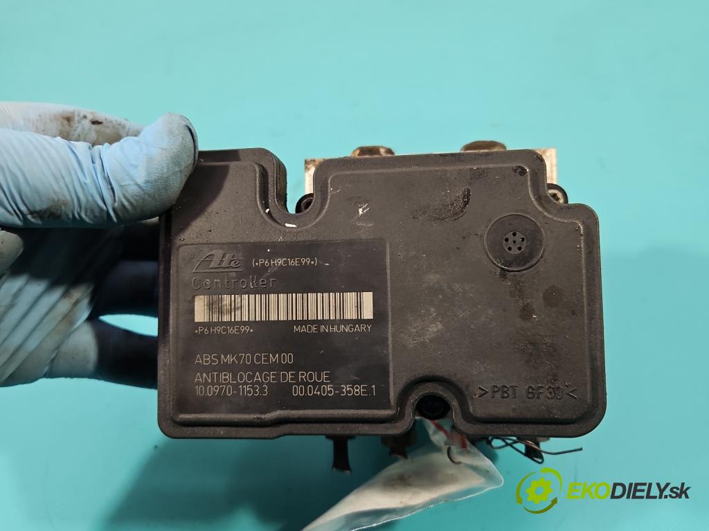 Peugeot 207 1.4 16v 88 HP manual 65 kW 1397 cm3 3- čerpadlo abs 9665344180 (Pumpy ABS)