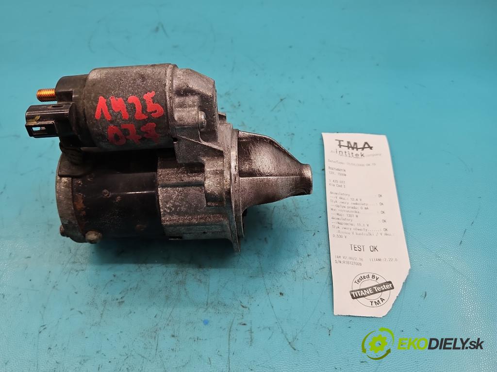 Kia Ceed I 2006-2012 1.4 16v 90 HP manual 66 kW 1396 cm3 5- štartér 36100-2B200 (Štartéry)