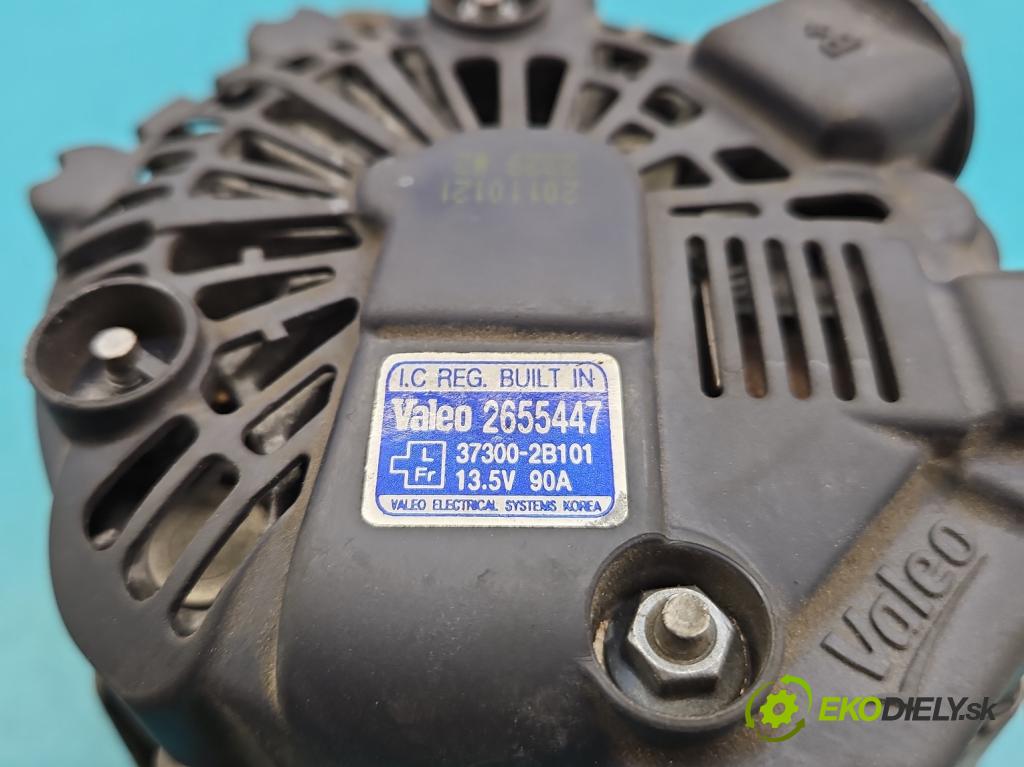 Kia Ceed I 2006-2012 1.4 16v 90 HP manual 66 kW 1396 cm3 5- Alternator 37300-2B101 (Alternátory)