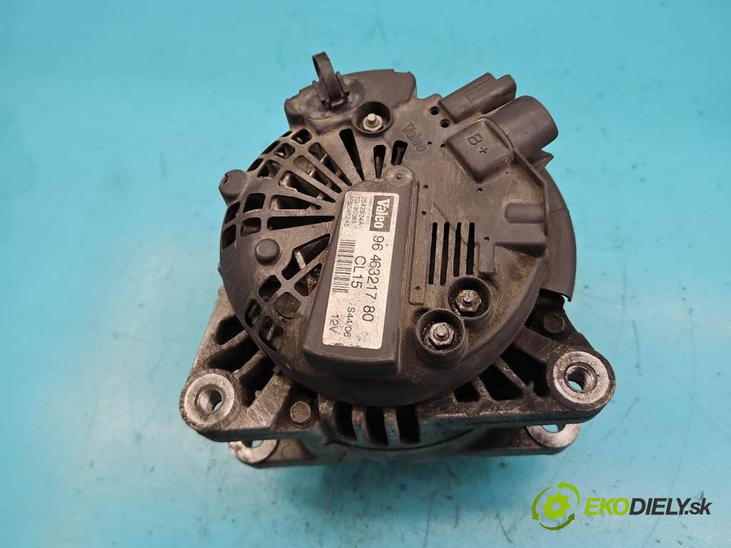 Citroen C4 I 2004-2011 1.6 HDI 90 HP manual 66,2 kW 1560 cm3 5- Alternator 9646321780 (Alternátory)