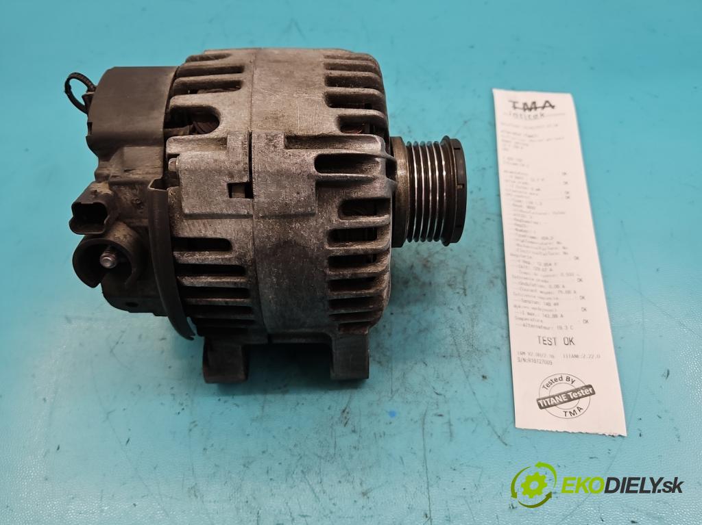 Citroen C4 I 2004-2011 1.6 HDI 90 HP manual 66,2 kW 1560 cm3 5- Alternator 9646321780 (Alternátory)