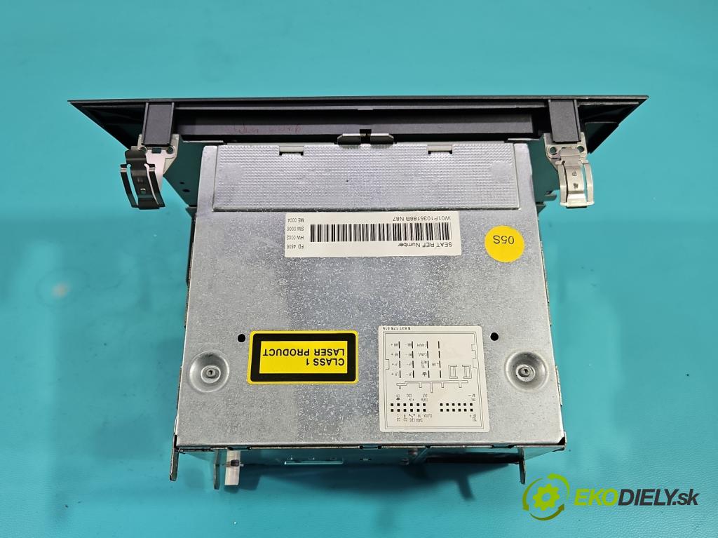 Seat Leon II 2005-2012 1.6 8V 102 HP manual 75 kW 1595 cm3 5- Radio originál 1P1035186B