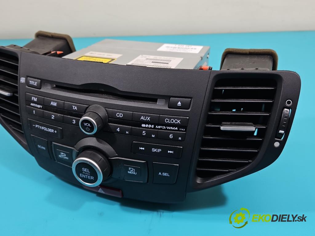 Honda Accord VIII 2008-2015 2.0 VTEC 156 HP manual 115 kW 1997 cm3 4- Radio originál 39100-TL0-G000