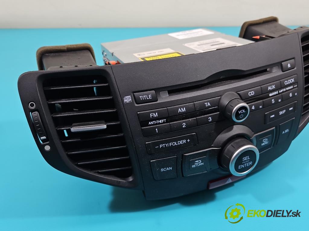 Honda Accord VIII 2008-2015 2.0 VTEC 156 HP manual 115 kW 1997 cm3 4- Radio originál 39100-TL0-G000