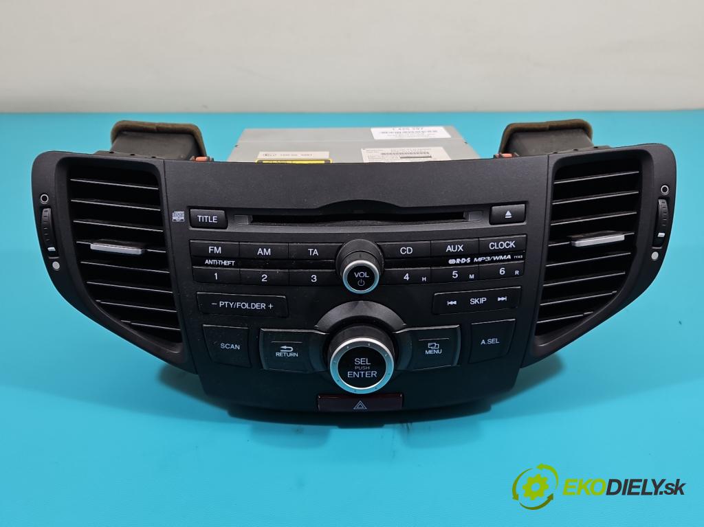 Honda Accord VIII 2008-2015 2.0 VTEC 156 HP manual 115 kW 1997 cm3 4- Radio originál 39100-TL0-G000