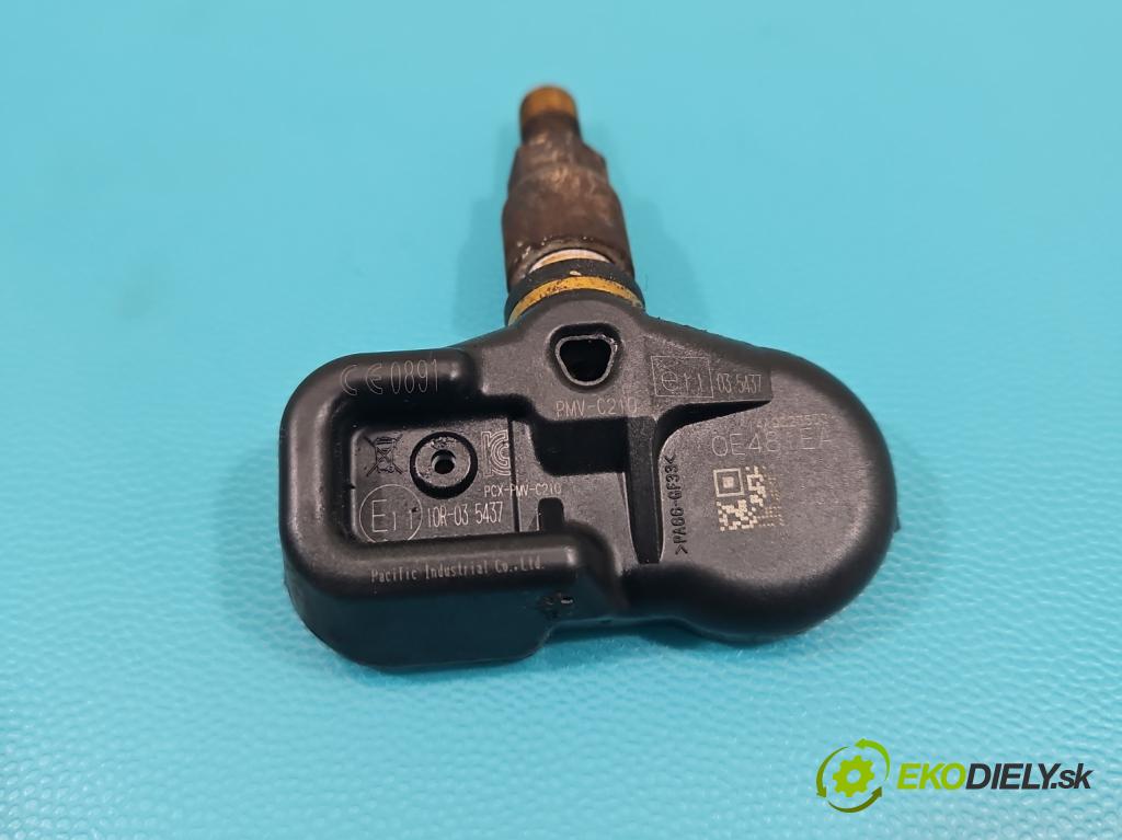 Toyota Yaris III 2011-2020 1.0 VVT-i 69KM manual 51 kW 998 cm3 3- snímač tlaku pneumatika PMV-C210 (Snímače tlaku v pneumatikách)