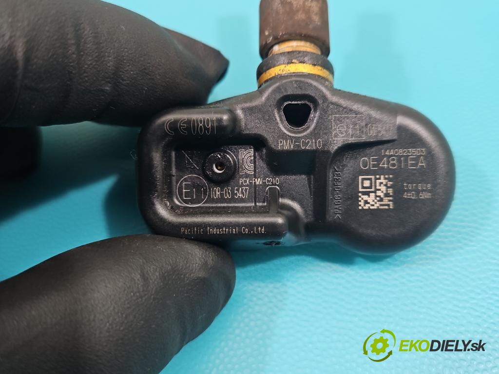 Toyota Yaris III 2011-2020 1.0 VVT-i 69KM manual 51 kW 998 cm3 3- snímač tlaku pneumatika PMV-C210 (Snímače tlaku v pneumatikách)