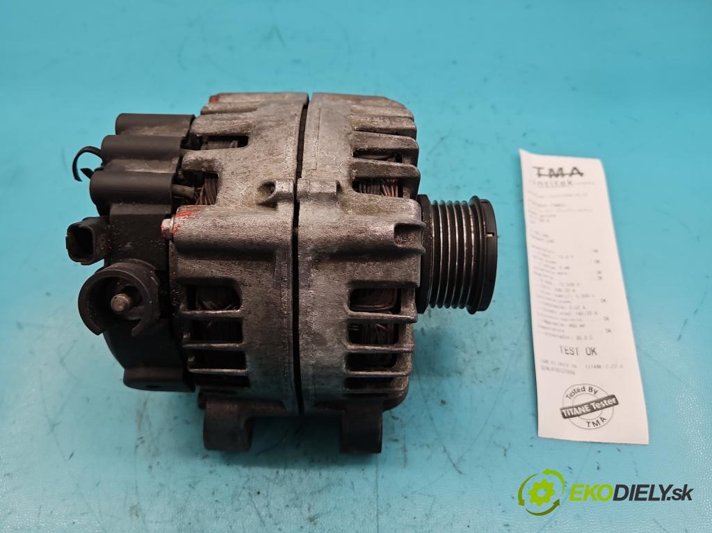 Peugeot 206 1.4 hdi 68 HP manual 50 kW 1398 cm3 5- Alternator 9661544880 (Alternátory)