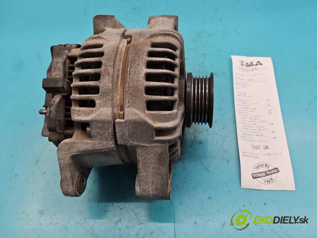 Opel Zafira A 1999-2005 1.6 16V 101 HP manual 74 kW 1598 cm3 5- Alternator 0124425009 (Alternátory)