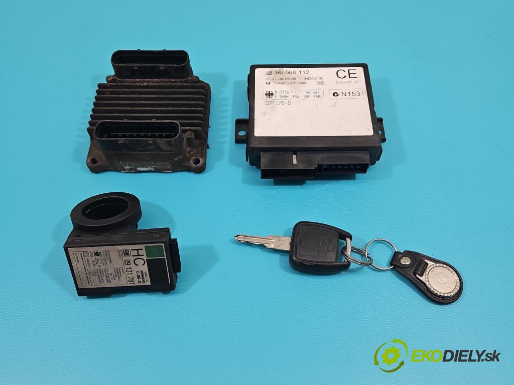Opel Zafira A 1999-2005 1.6 16V 101 HP manual 74 kW 1598 cm3 5- riadiaca jednotka motora 16250009
