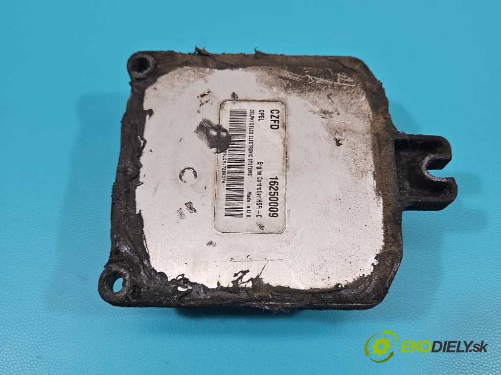 Opel Zafira A 1999-2005 1.6 16V 101 HP manual 74 kW 1598 cm3 5- riadiaca jednotka motora 16250009