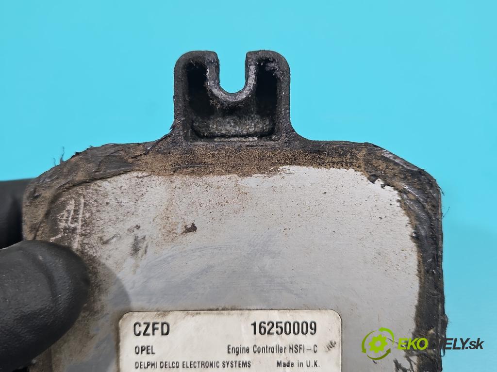 Opel Zafira A 1999-2005 1.6 16V 101 HP manual 74 kW 1598 cm3 5- riadiaca jednotka motora 16250009