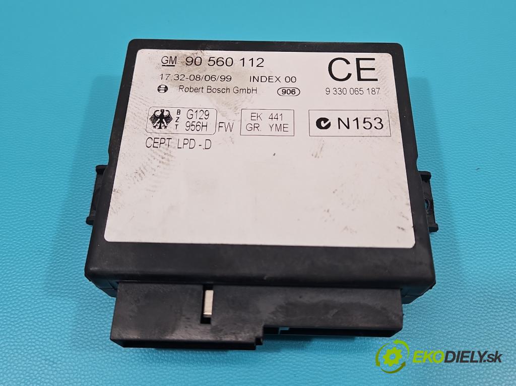 Opel Zafira A 1999-2005 1.6 16V 101 HP manual 74 kW 1598 cm3 5- riadiaca jednotka motora 16250009