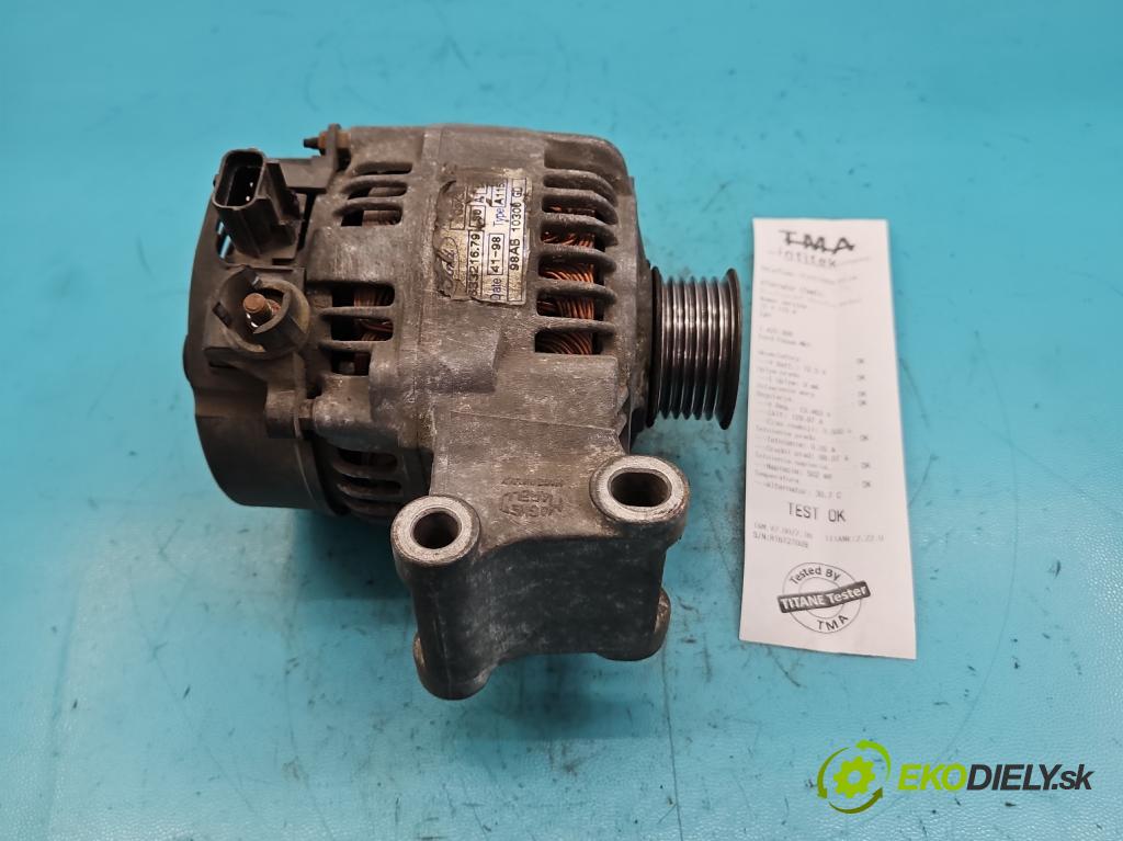 Ford Focus Mk1 1998-2004 1.6 16V 101 HP manual 74 kW 1596 cm3 5- Alternator 98AB-10300-GH (Alternátory)