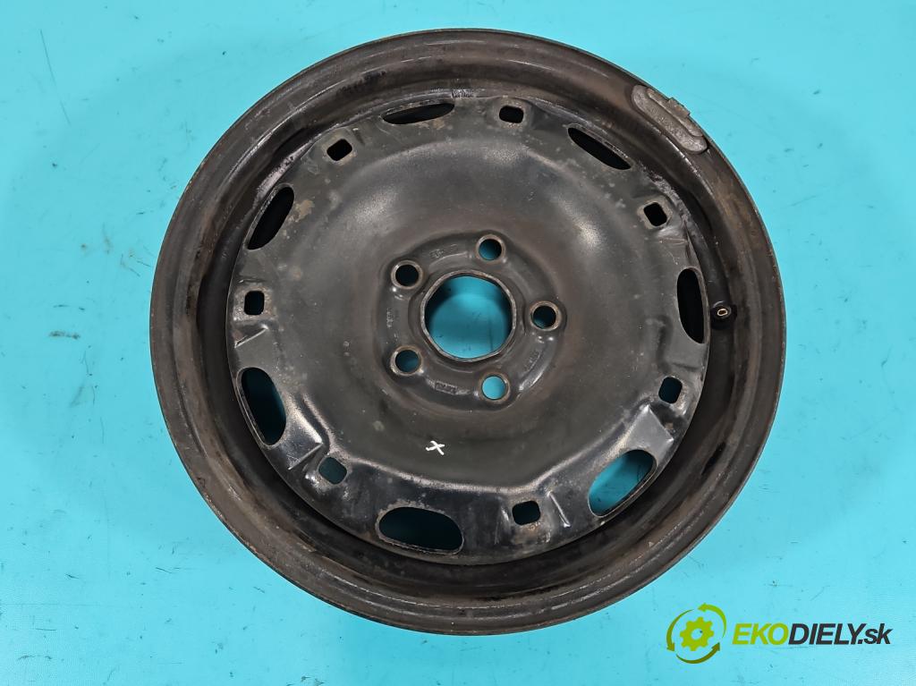 Skoda Fabia II 2007-2014 1.4 16V 86 HP manual 63 kW 1390 cm3 5- Felga oceľový 14"