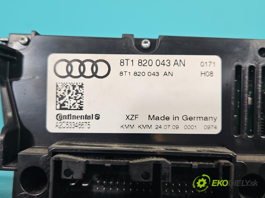 Audi Q5 2008-2016 2.0 TDi 170 HP automatic 125 kW 1968 cm3 5- panel kúrenia 8T1820043AN