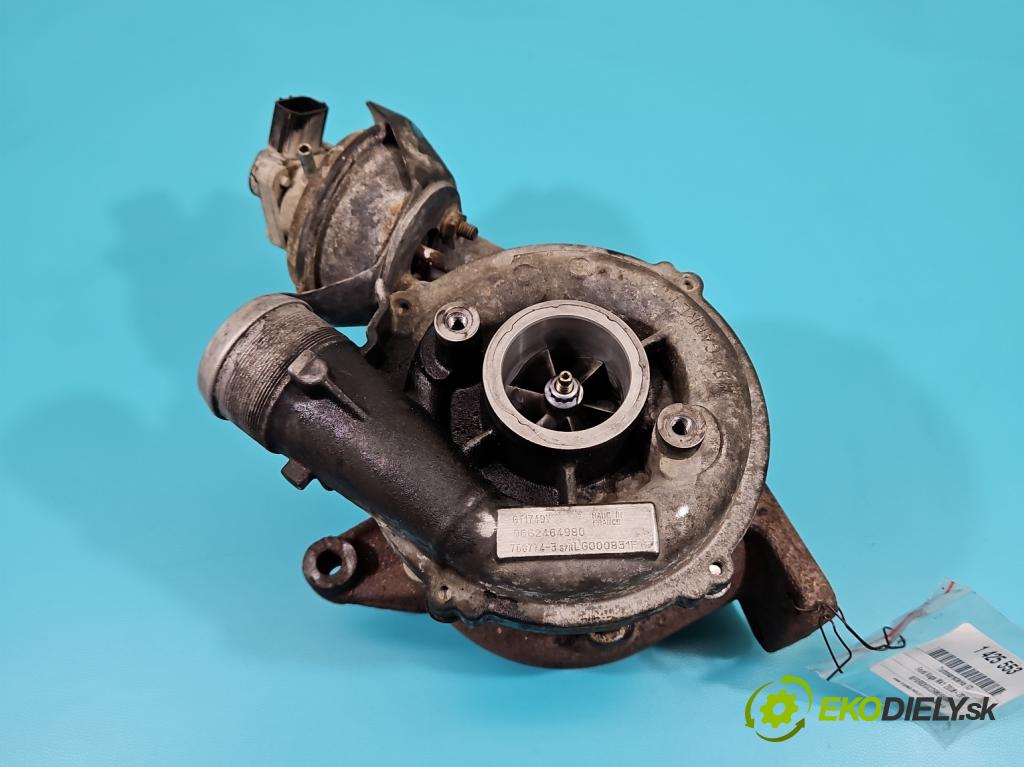 Ford Kuga Mk1 2008-2013 2.0 TDCi 136hp manual 100 kW 1997 cm3 5- Turbodmychadlo 760774-3 (Turbodúchadla (kompletní))