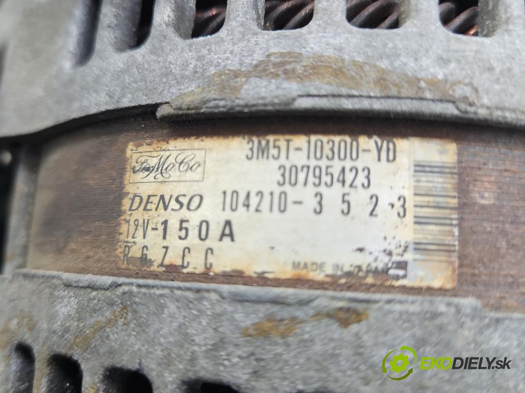 Ford Kuga Mk1 2008-2013 2.0 TDCi 136 HP manual 100 kW 1997 cm3 5- Alternator 3M5T-10300-YD (Alternátory)