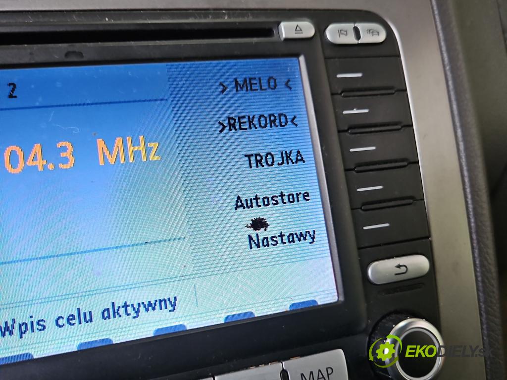 Vw Touran I 2003-2015 2.0 tdi 170 HP automatic 125 kW 1968 cm3 5- Radio originál 1K0035198C