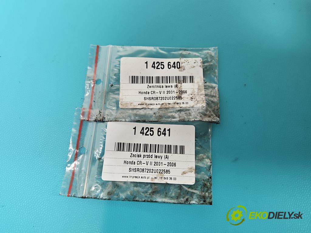 Honda CR-V II 2001-2006 2.0 16v 150 HP manual 110 kW 1998 cm3 5- náboj ľavé  (Náboje)